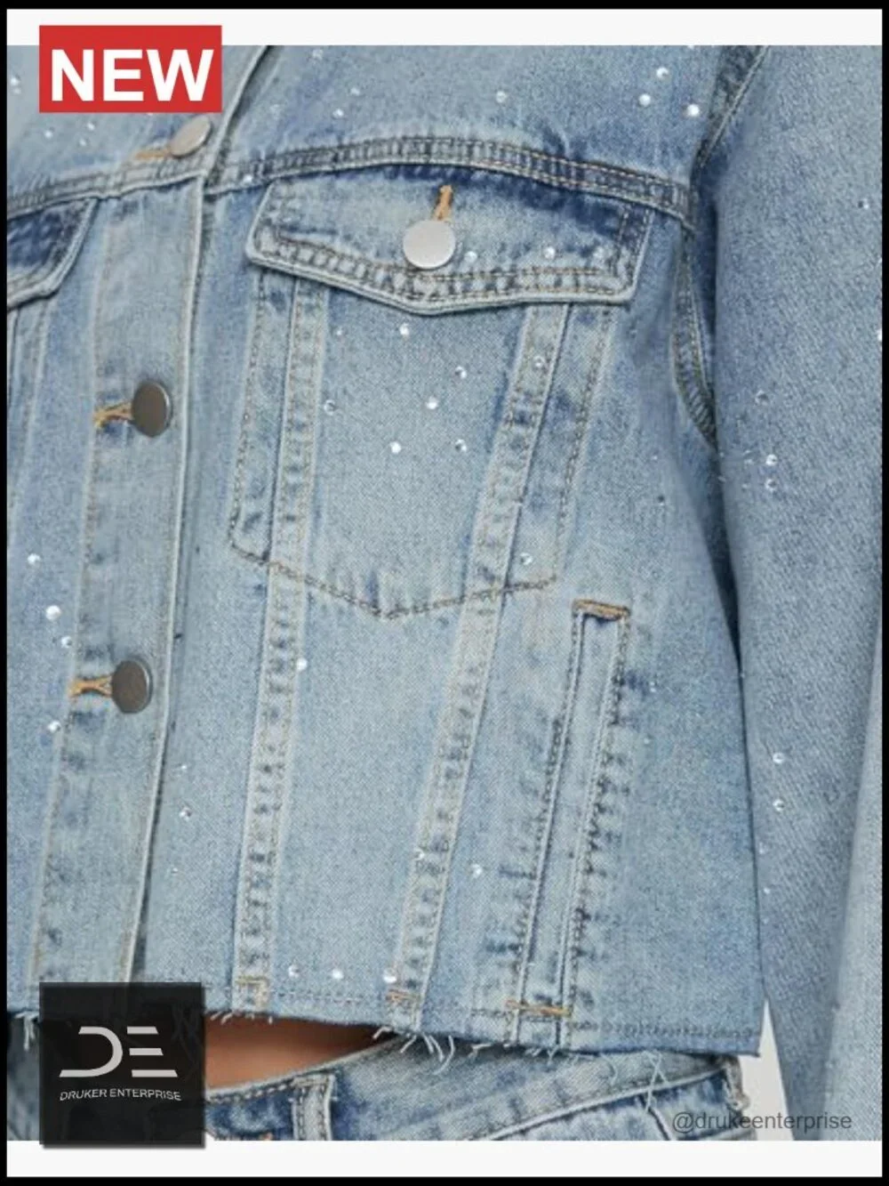 N/A sparkly cropped